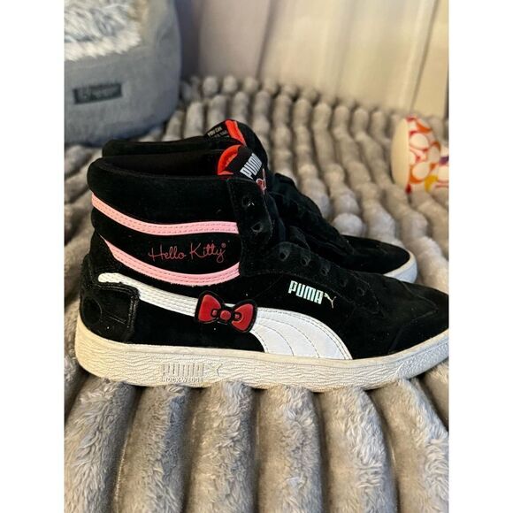 Puma x hello kitty ralph sampson womens mid sneakers sz 7 - Picture 10 of 12